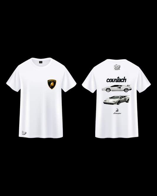 Lamborghini Countach Shirt - WHITE