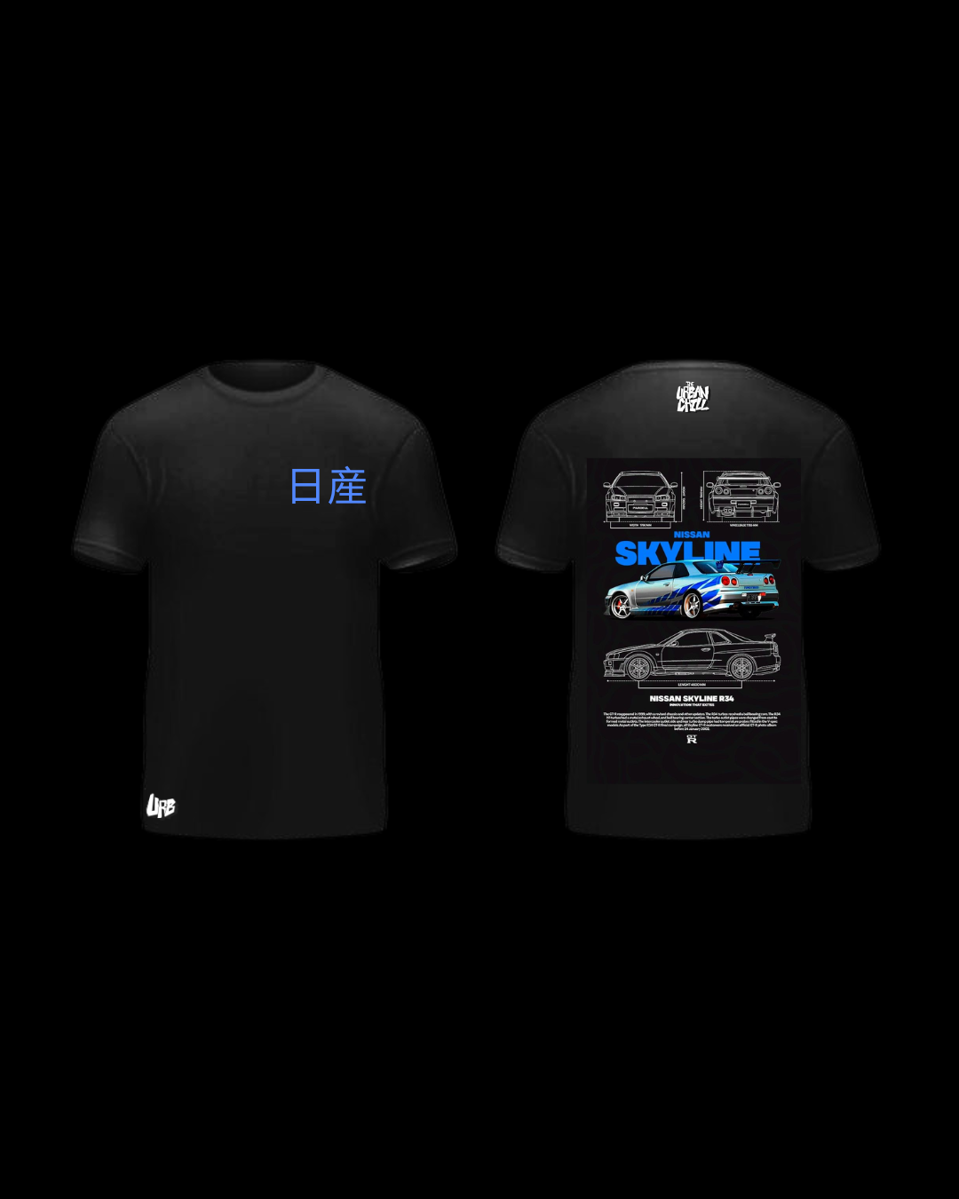 Nissan Skyline Shirt - BLACK
