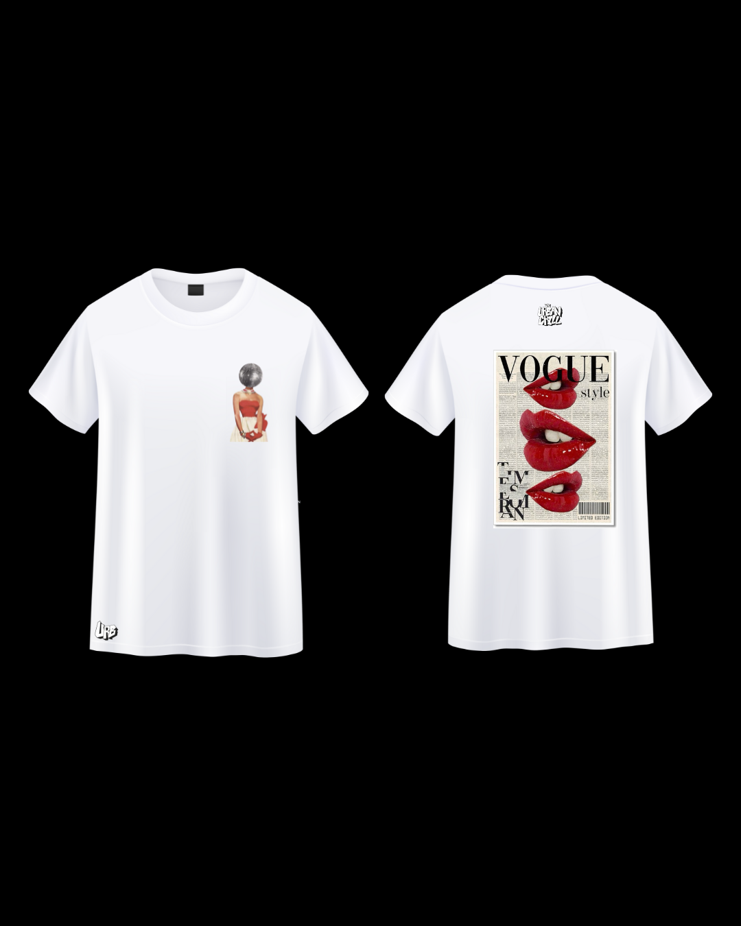 Disco Girl Shirt - WHITE