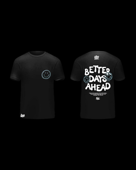 Happy Face Shirt - BLACK