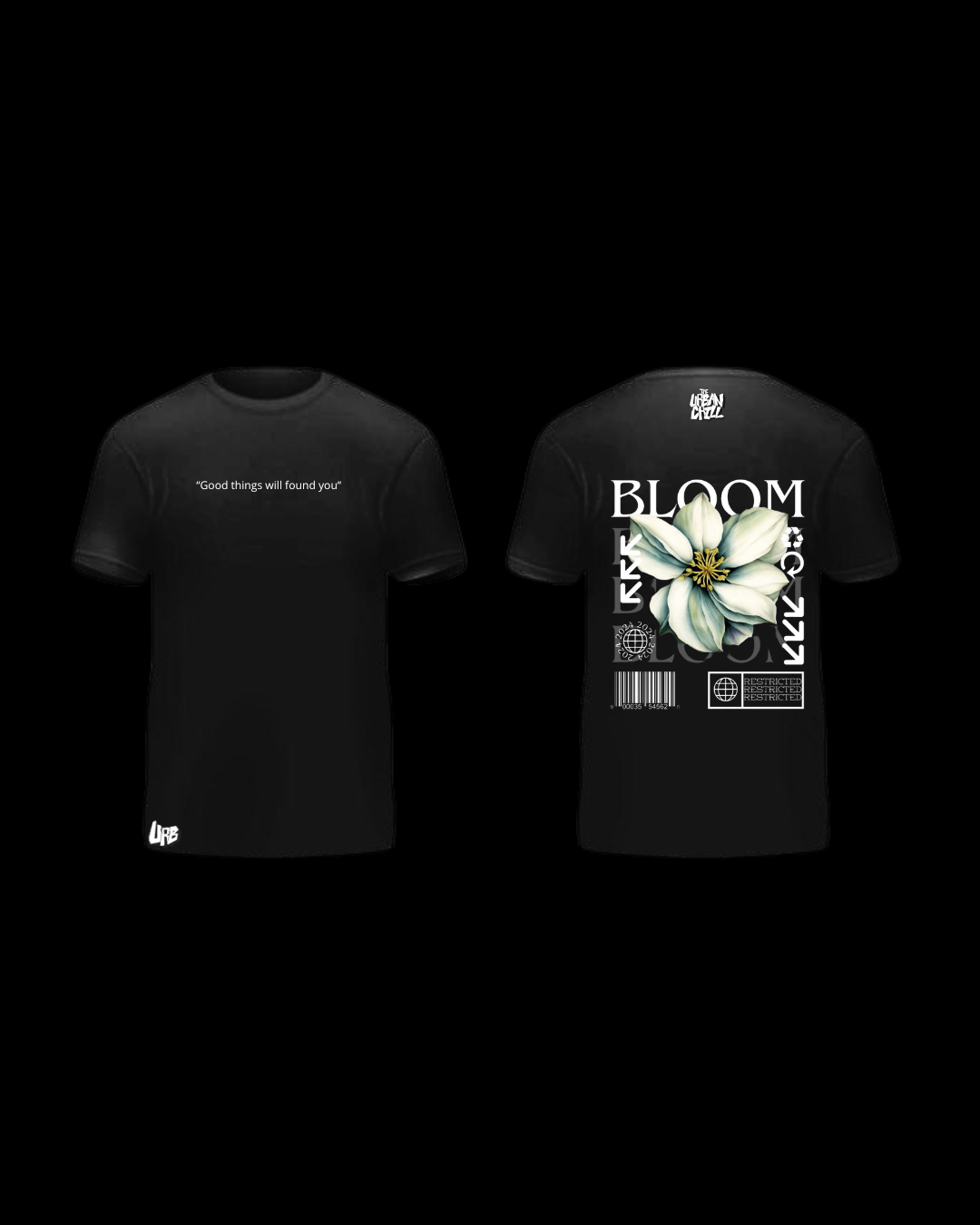 Flower & Frase Shirt - BLACK