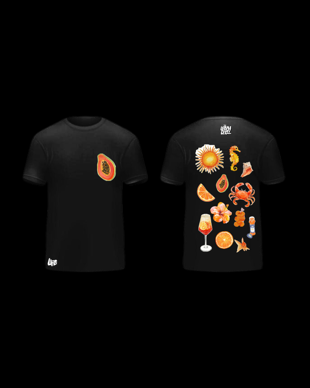 Beach #3 Shirt - BLACK