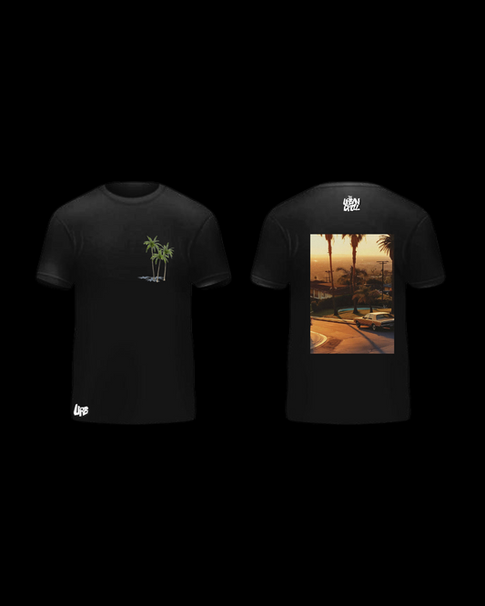 Palm Trees Shirt - BLACK